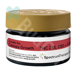 Opakowanie medycznej marihuany Krypton z wysokim stężeniem THC