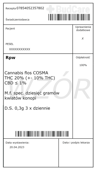 Recepta Cosma 20