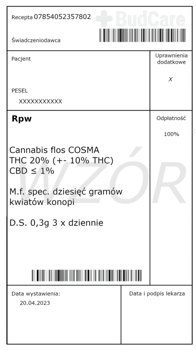 Recepta Cosma 20